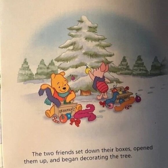 2/$25 Winnie the Pooh Disney Reader's Digest The Holiday Tree by C Lukas - Picture 3 of 7